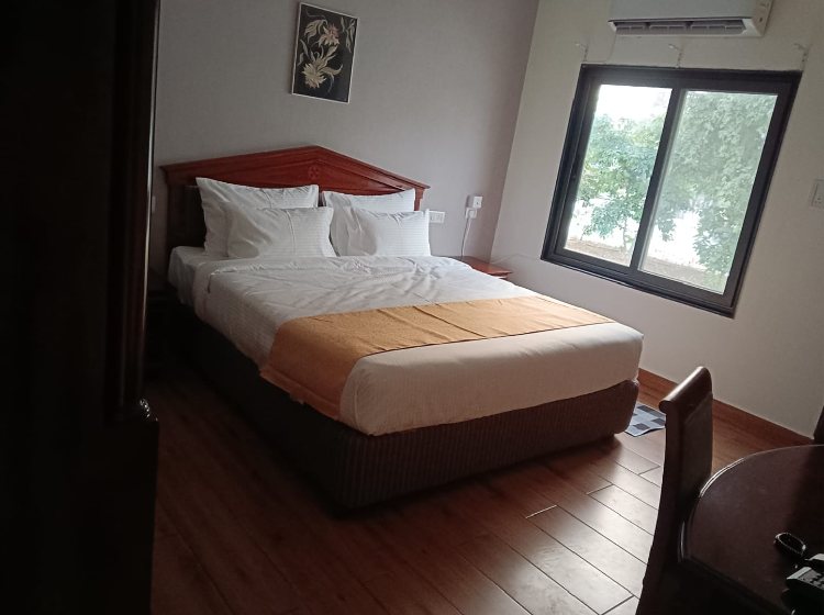 Luxurious interior of cottage at Choice Resort Bhopal